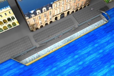 Stadtraum, Stadt, Scaledesign, StaDTRAUMERWEITERUNG, WASSERFALL, WASSWERSPIEL